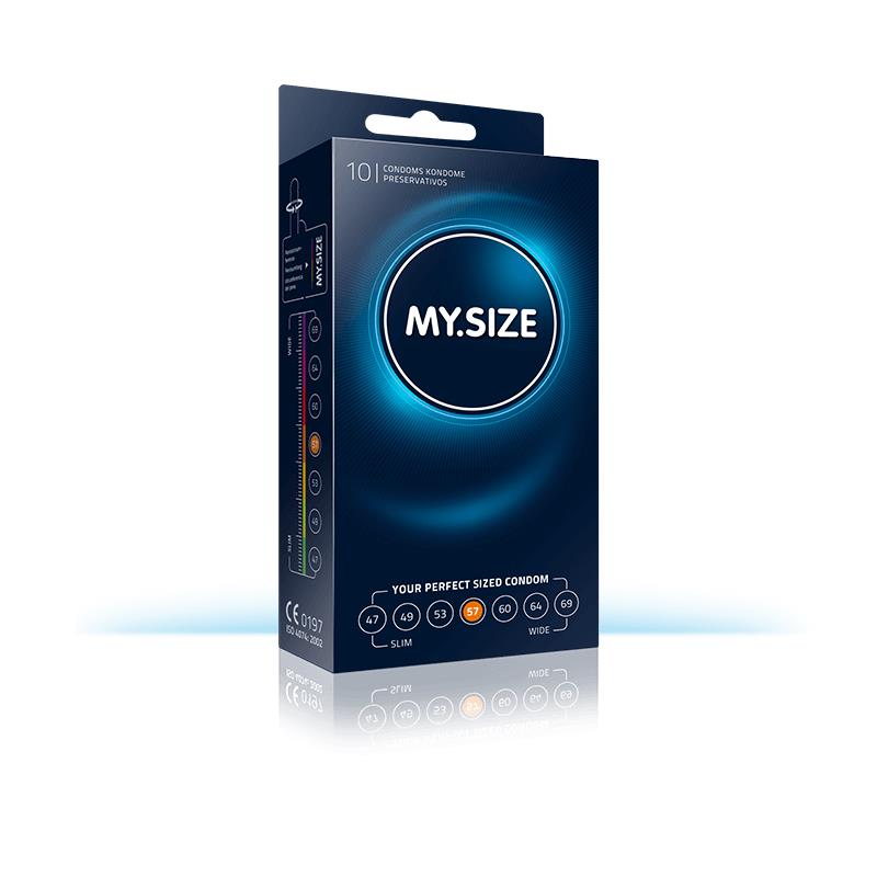 My Size Natural Latex Condom Size 57 Box of 10 Units