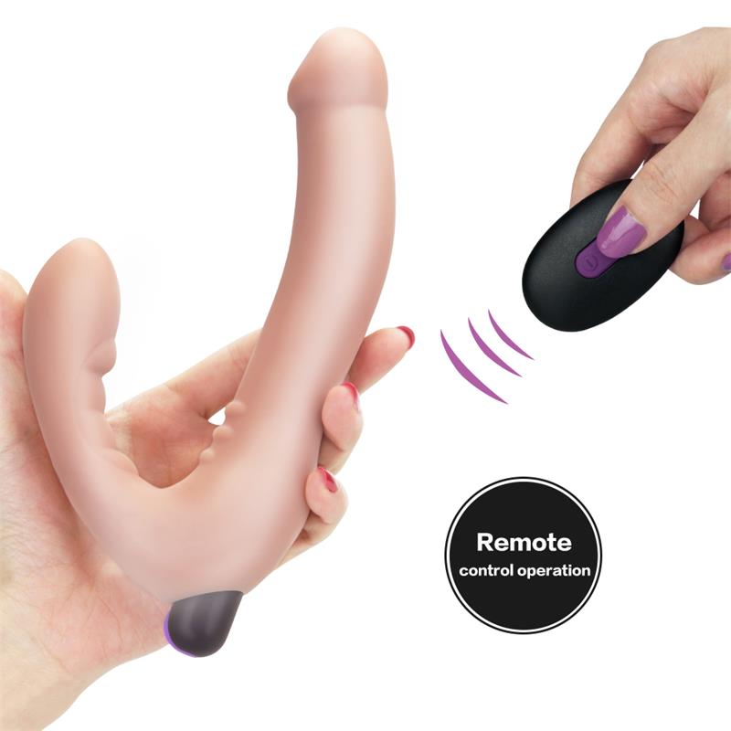 Strapless Doble Dildo Silicone USB