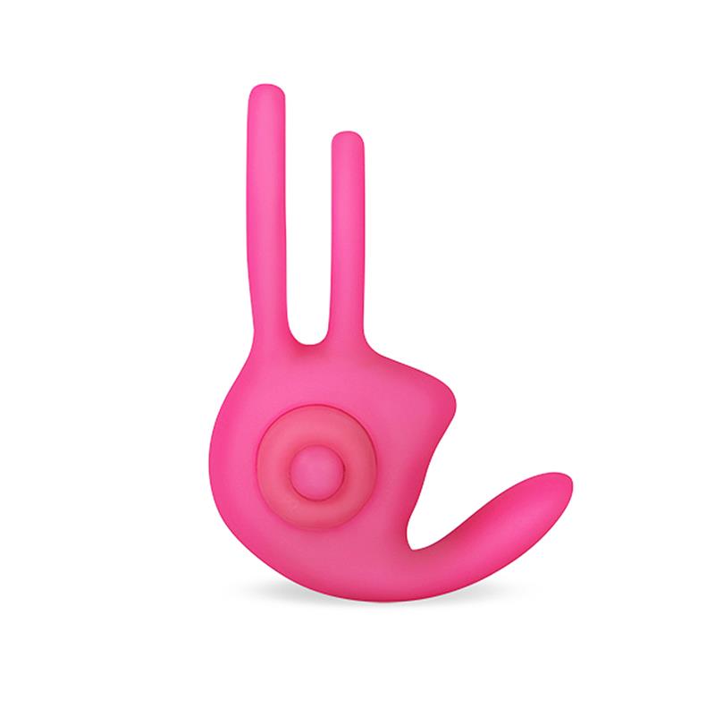 Double Vibrating Cockring Power Clit Duo Pink