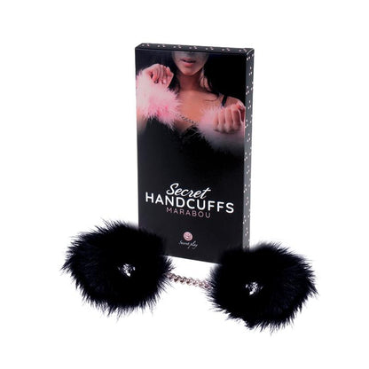 Handcuffs with Marabou Black