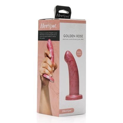 Herspot Dildo Golden Rose Size