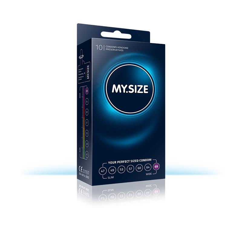 My Size Natural Latex Condom Size 69 Box of 10 Units