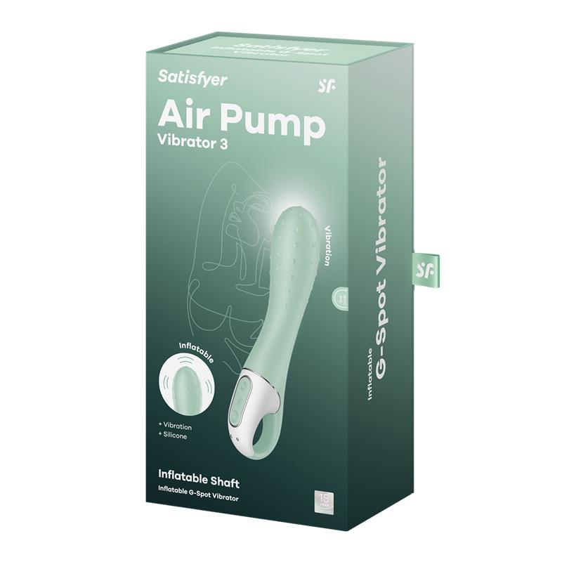 Air Pump Vibrator 3 Inflatable Shaft Mint cl 30