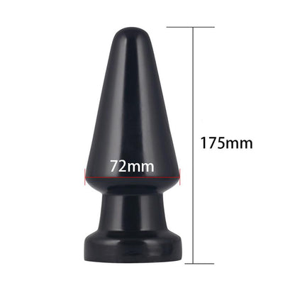 Butt Plug King Sized Anal Shocker 7 Black