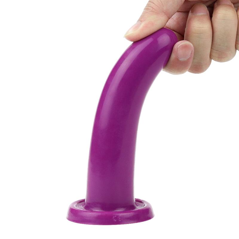 Stimulator Holy Dong 55 Liquid Silicone Purple