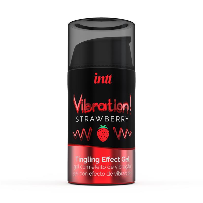 Liquid Vibrator Warm Effect Aroma Strawberry 15 ml