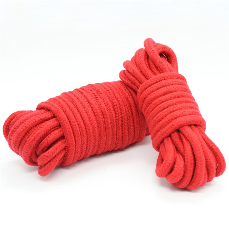 Bondage Cotton Rope 10 Meter Red